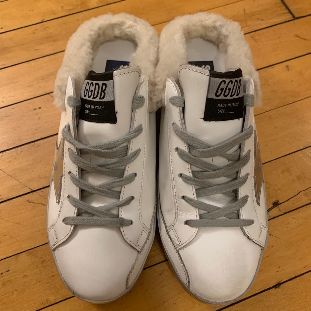 Golden Goose Sabot Shearling Slip On